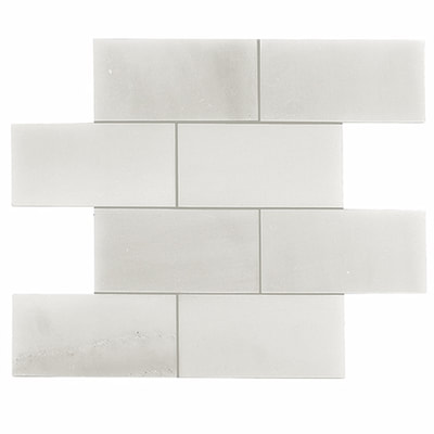 carrara 3x6 marble mosaic