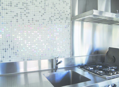 trend mix line glass mosaics