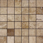 almond 2x2 travertine mosaic