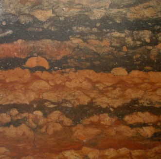 MARBLE TILE AUTUMN RUST DARK