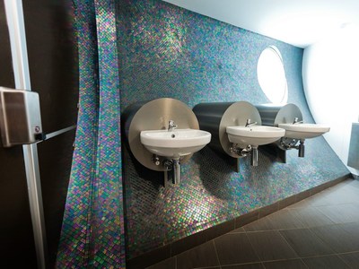 trend mix line glass mosaics