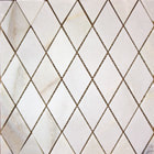 MARBLE MOSAIC CARRARA DIAMOND PATTERN