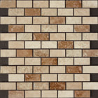 coco 1x2 travertine mosaic