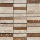 travertine mosaics coco 1x4