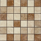 coco 2x2 travertine mosaic