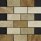 coco 2x4 travertine mosaic