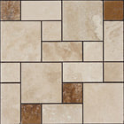 coco roman pattern travertine mosaics