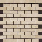 CREMA MARFIL 1x2 MARBLE MOSAIC