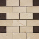 crema marfil 2x4 marble mosaic