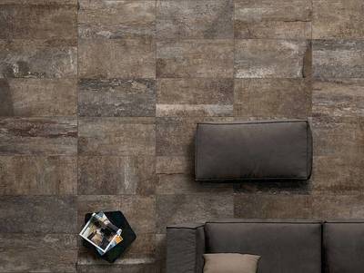 DARK FOSSIL PORCELAIN TILE