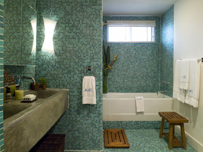 trend mix line glass mosaics