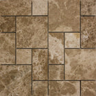 emperador roman pattern marble mosaic