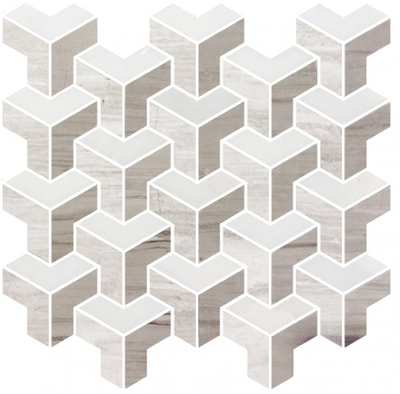 MARBLE MOSAICS GEO ILLUSION 3 COLOUR