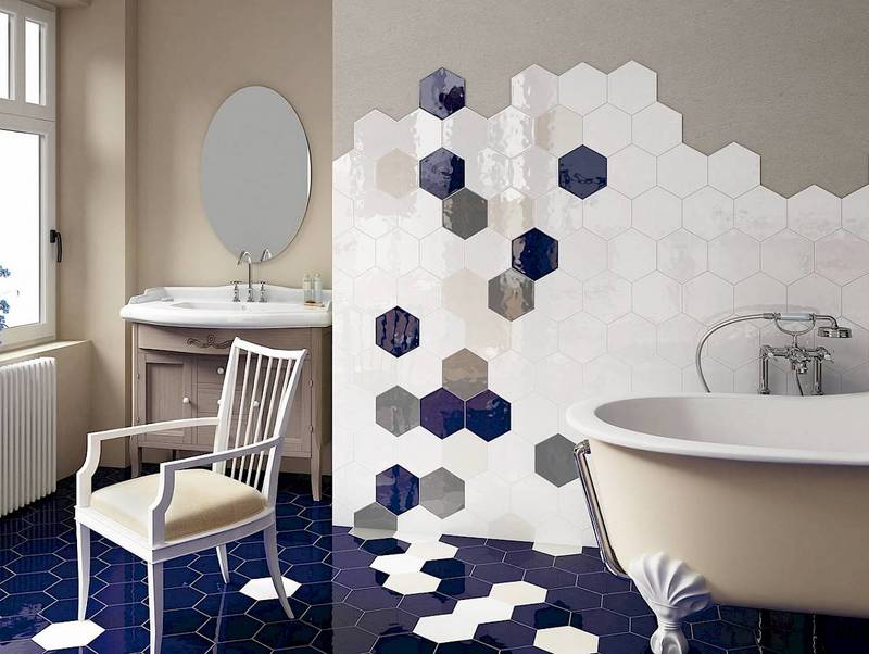 HEXTILE BRILLO PORCELAIN TILE