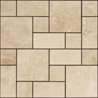 ivory roman pattern travertine mosaics