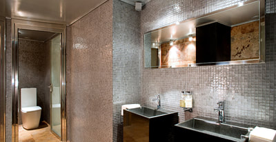 trend mix line glass mosaics