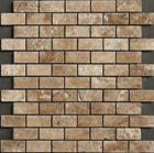 noce 1x2 travertine mosaic