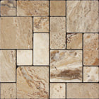 Picasso roman pattern travertine mosaics