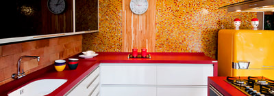 trend mix line glass mosaics