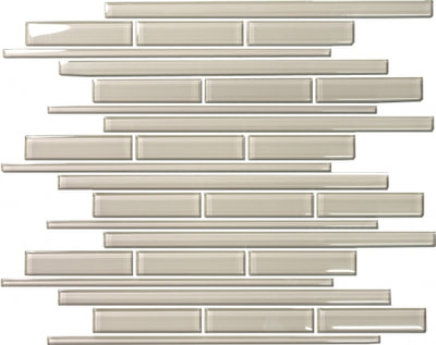 RIVA BEIGE GLASS STRIP MOSAIC