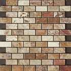 scabos 1x2 travertine mosaic