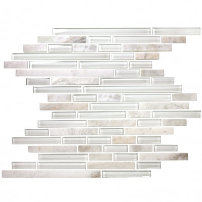 SEINNA WHITE & GLASS MOSAIC