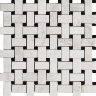 MARBLE MOSAICS SIENNA WHITE TWEED