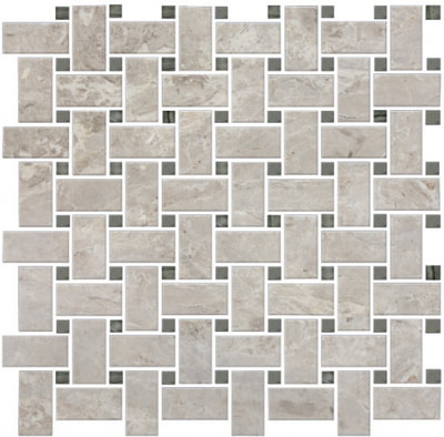 MARBLE MOSAICS SILVER GREY TWEED