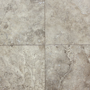 silver travertine tiles