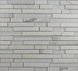 SNOW STONE & GLASS MOSAIC