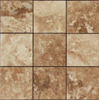 travertine mosaics sunset 4x4