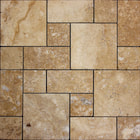 sunset roman pattern travertine mosaics