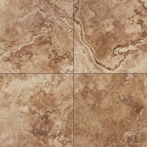 walnut travertine tiles