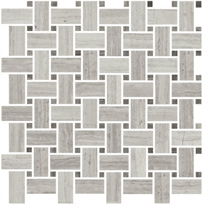 MARBLE MOSAICS WOODEN TWEED